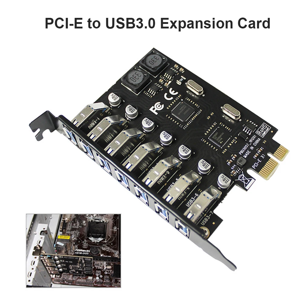 pci e до usb 30 pci экспресс райзер карта