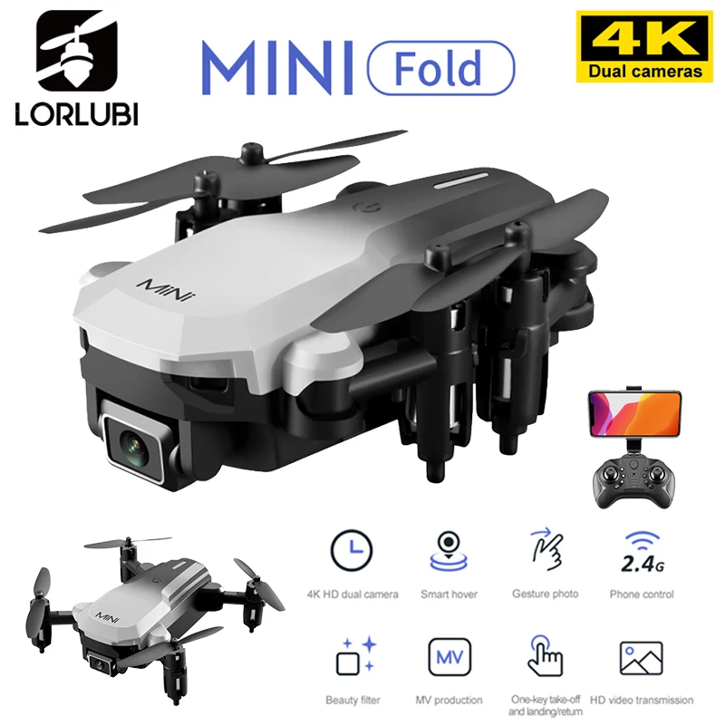 

LORLUBI CS11 RC Drone With HD 4k Camera Mini 2.4G Professional FPV Quadcopter One Key Return Dron Intelligent obstacle avoidance