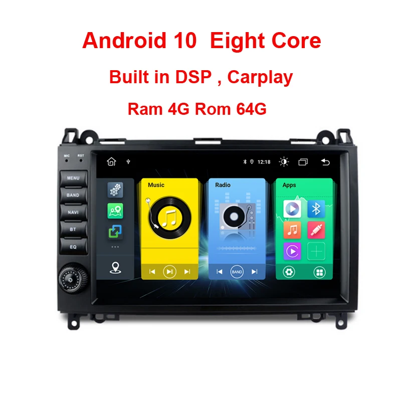 9 &quotandroid 8 0 автомобильный Радио Мультимедийный Плеер dvd gps для Mercedes Benz Sprinter B200 W209 W169