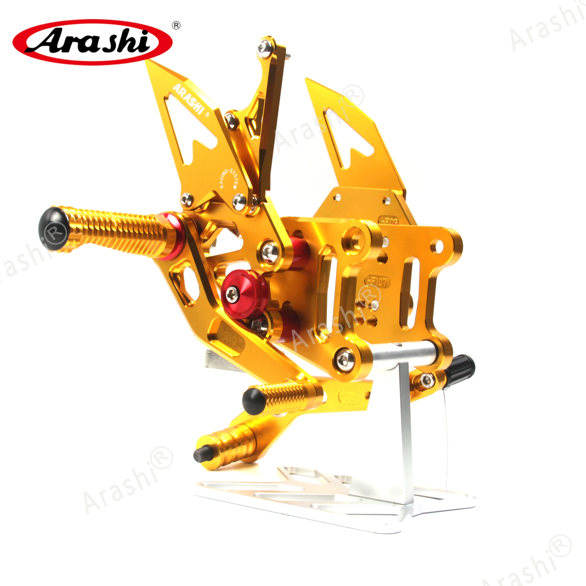 Arashi 1 комплект для SUZUKI GSXR1000 2017 2018 2019 2020 2021 GSXR 1000 ЧПУ Rider Rearset Регулируемые подножки