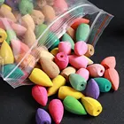 Конусы для благовоний Backflow, упаковка из 30100 шт., смешанные вкусы, натуральные благовония, цветочные лаванды, сандаловое дерево, алоу, домашние искусственные