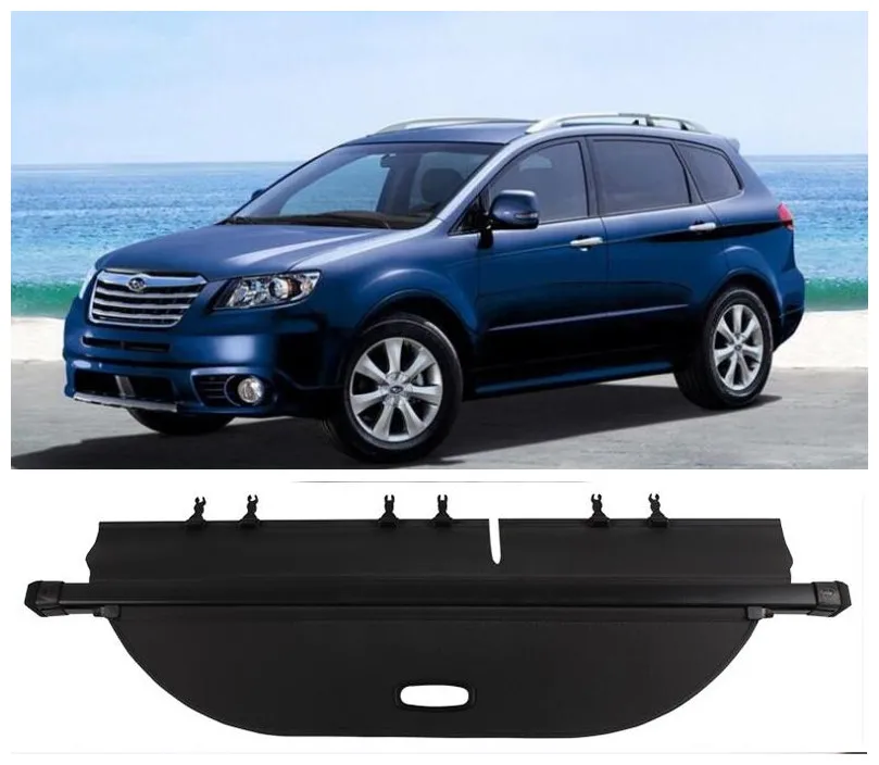 

High Qualit Car Rear Trunk Cargo Cover Security Shield Screen shade Fits For Subaru Tribeca 2006-2012(black, beige)