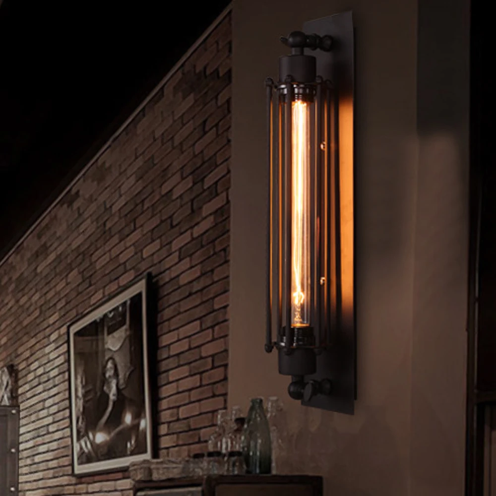 E27 настенный светильник современный коридор винтажный Ретро светодиодный с