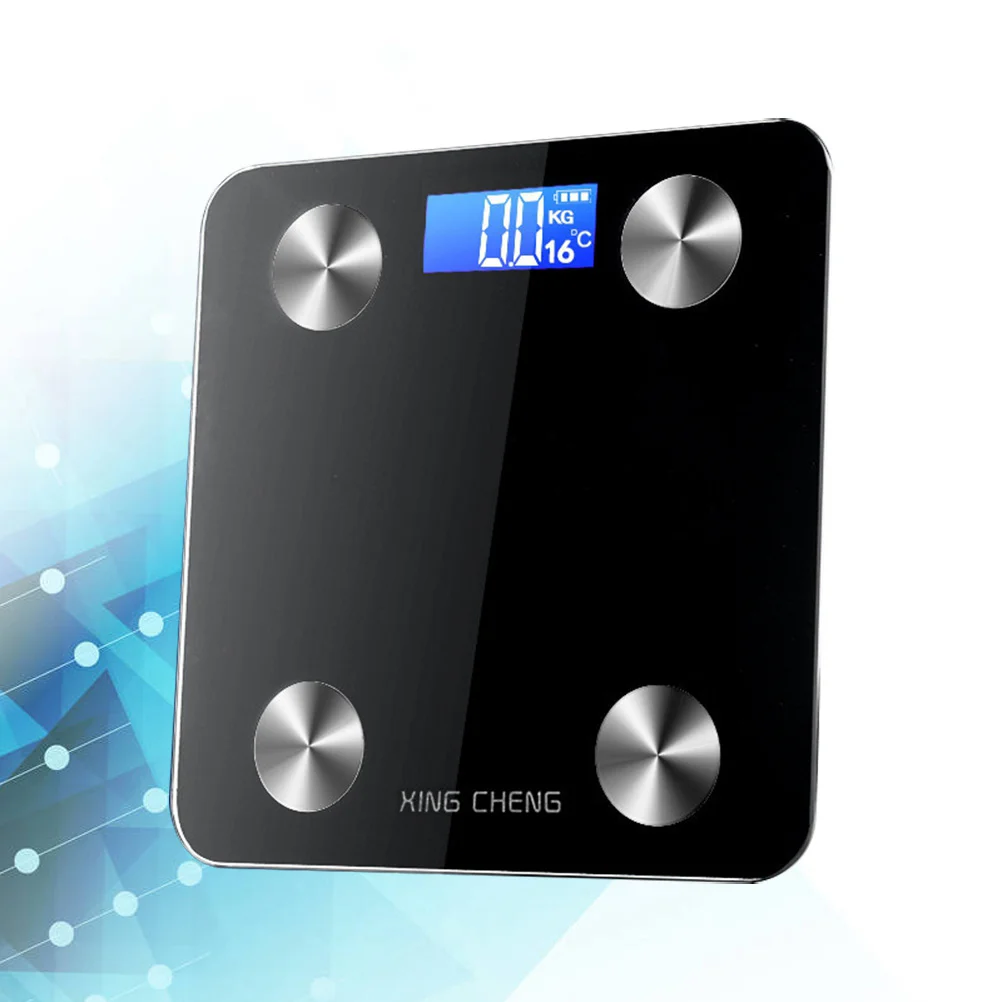 

Body Fat Scale Smart Digital Bathroom Wireless Weight Scale Body Composition Analyzer without Battery (Black)