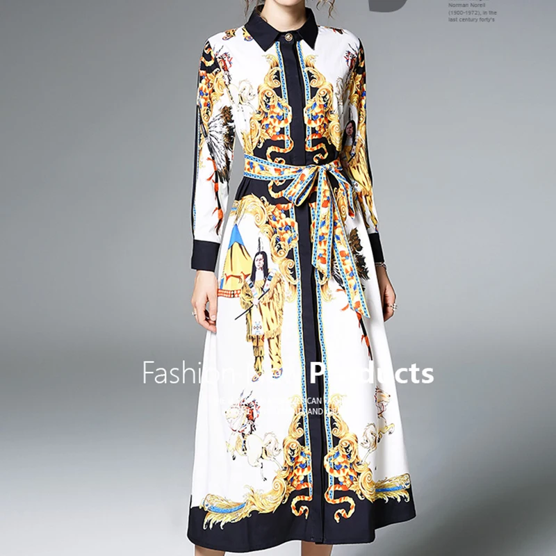 Новое поступление фирменный дизайн Винтаж длинные платья Элегантный Для Женщин