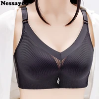 full coverage bras for women push up lingerie seamless wire free bralette large size 44 46 48 c d e full cup minimizer brassiere