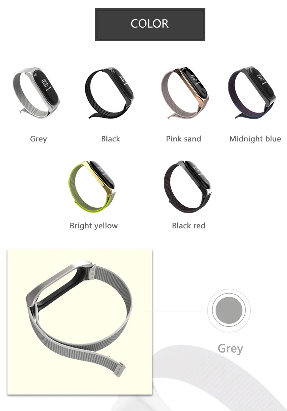 Mi jobs mi Band 4 нейлоновый ремешок для Xiaomi mi band 4 mi band 3 Correa Sport нейлоновый ремешок на запястье для mi Band 3 браслет на запястье