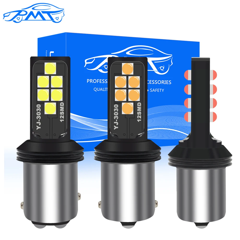 BMT аксессуары лампочки для авто 1156 BA15S P21W LED ампочки габариты светодиоды