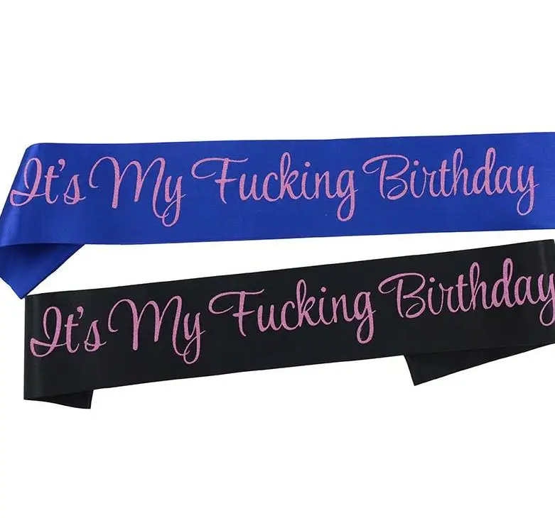 1 шт. горячая Распродажа С Днем Рождения Декор поставки его моя лента для дня