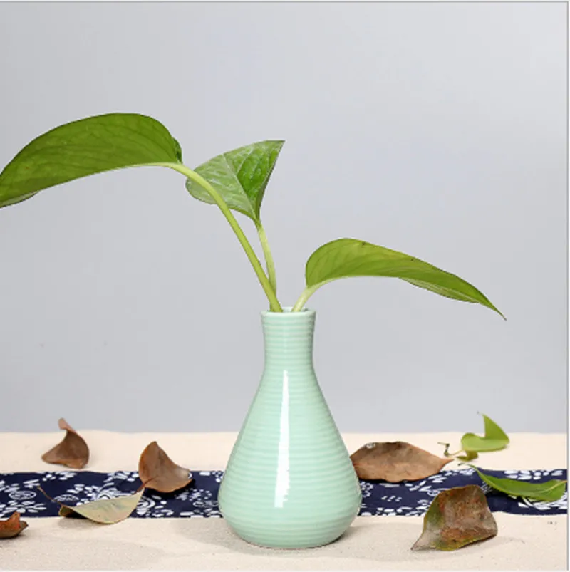 Фарфоровые вазы Керамическая Настольная ваза для цветов бутонов домашнего