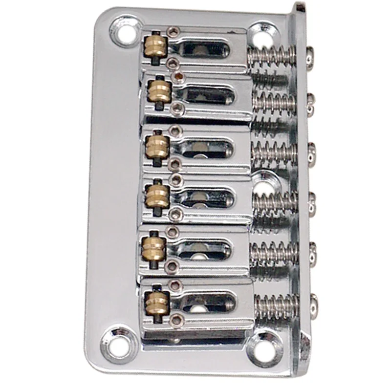 Hardtail Guitar Bridge Body Through for 6 String Electric Parts | Спорт и развлечения