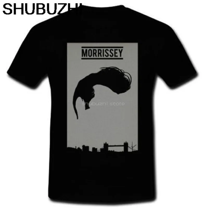 Футболка с круглым вырезом SMITHS MORRISSEY черная Повседневная футболка английской рок