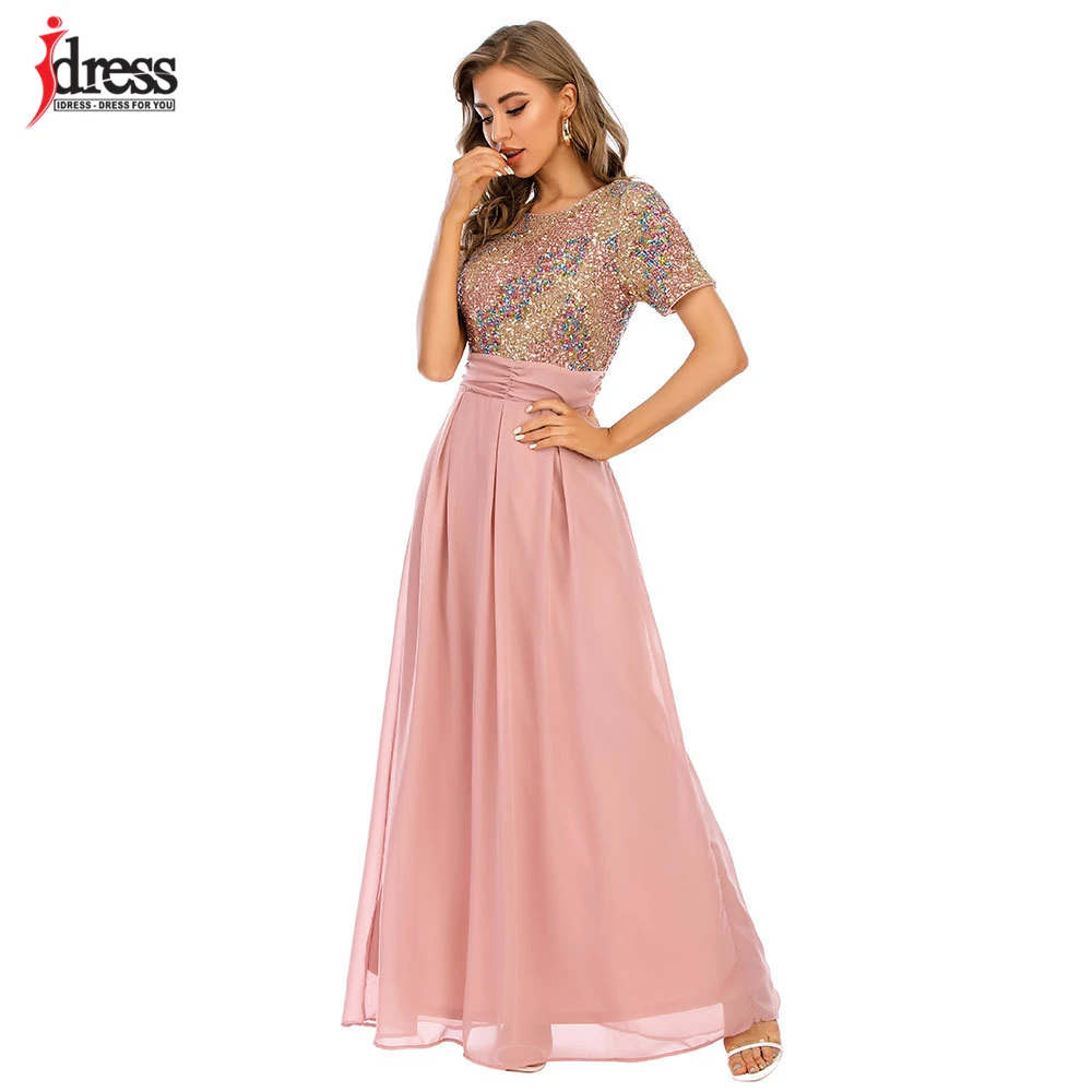IDress Прямая доставка пикантные Летние шифоновые вечерние платья элегантные