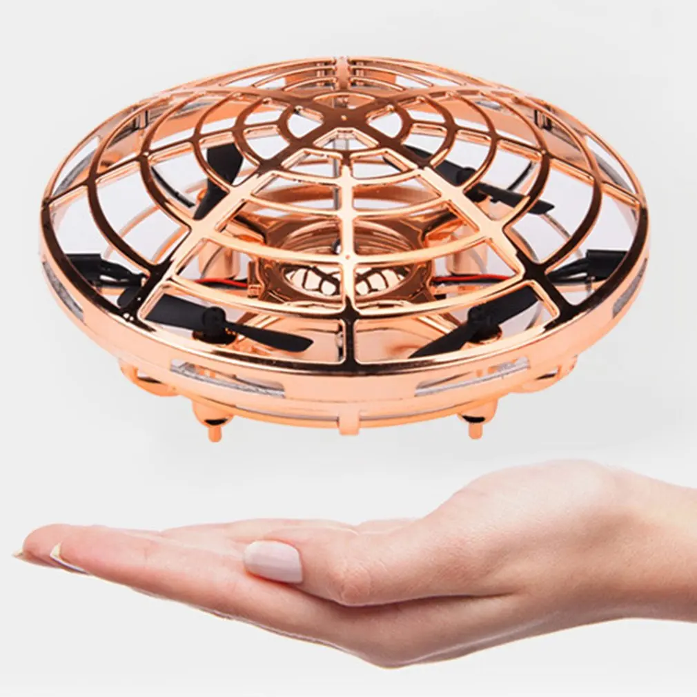 Мини Радиоуправляемый Дрон с датчиками 2 4 г 4CH Квадрокоптер гироскоп Летающий