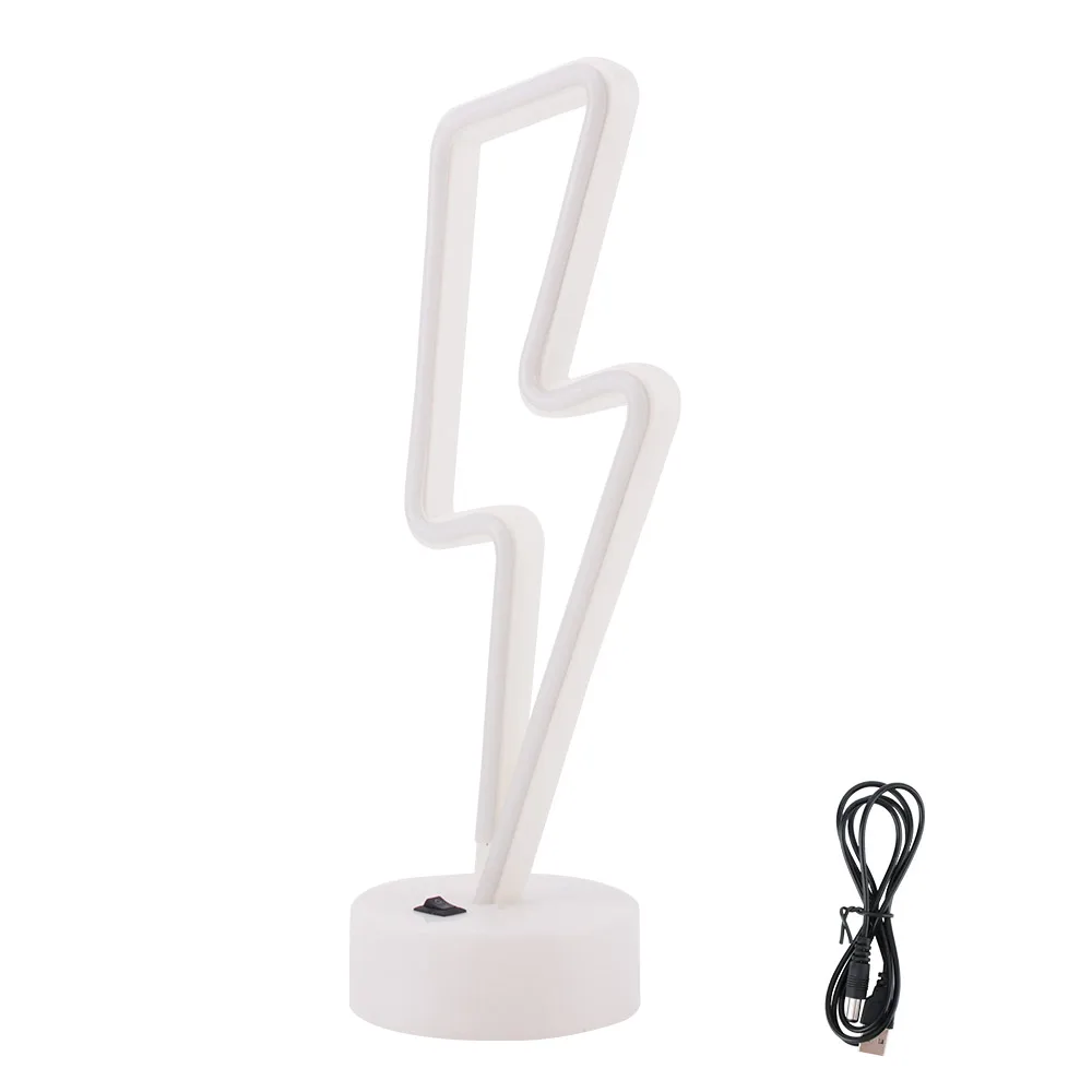 

Decorative LED Neon Light Sign Star Moon Lamp USB LED Night Lights Decoration for Home Wedding Party Gifts Neon Lamp with Base