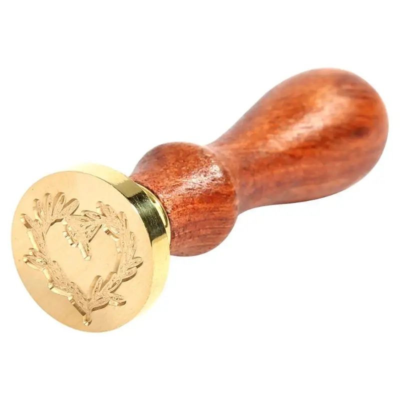 Старинный цветочный герметик палисандр ручка металлический конверт Личные