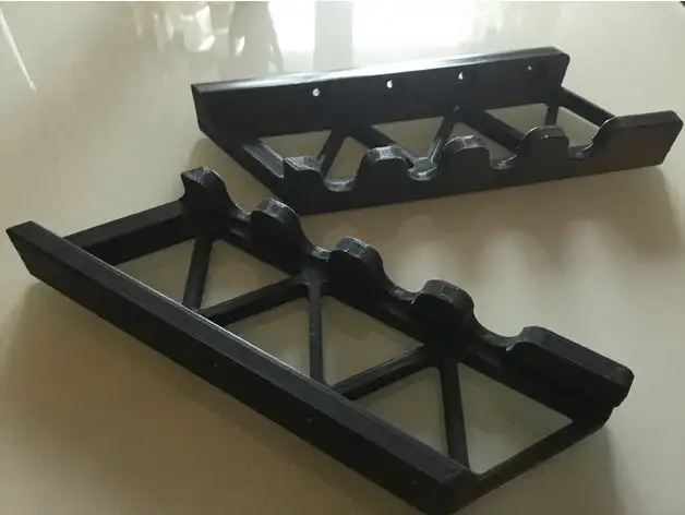 Black Desk Pro Нижняя стойка для стола, настольная подставка, настенное крепление для PS4 Pro, тонкая игровая консоль, подвесной пластиковый фиксированный кронштейн с 3D принтом - Цвет: Black Desk Pro