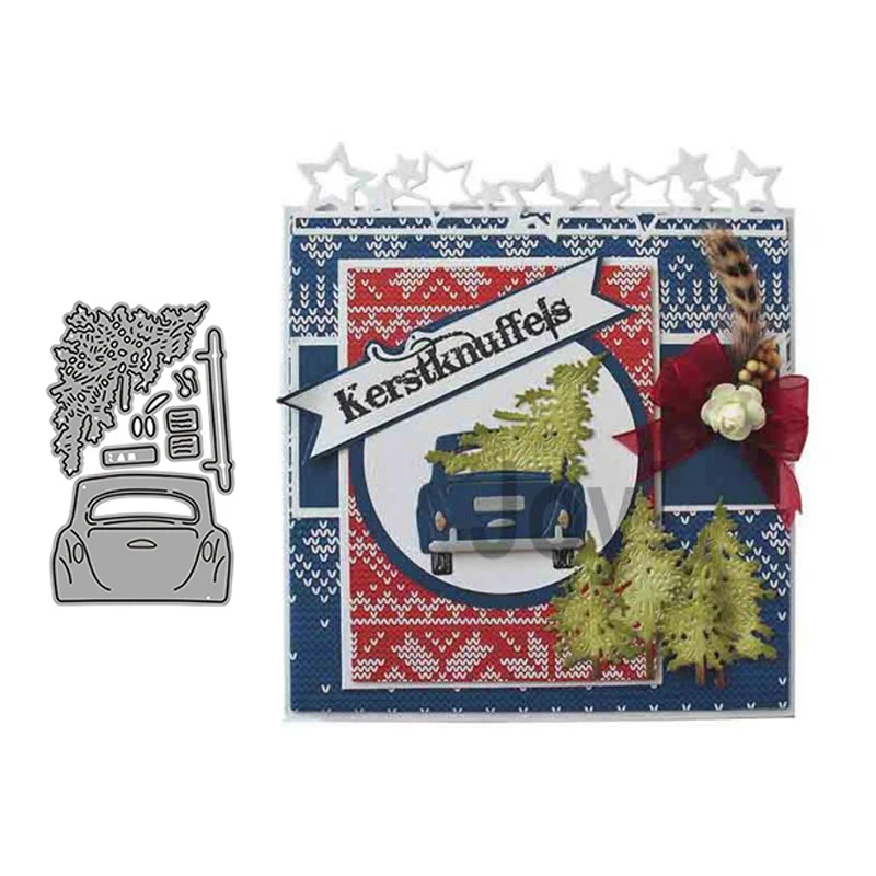 Автомобиль Рождественская елка металлические Вырубные штампы для сделай сам