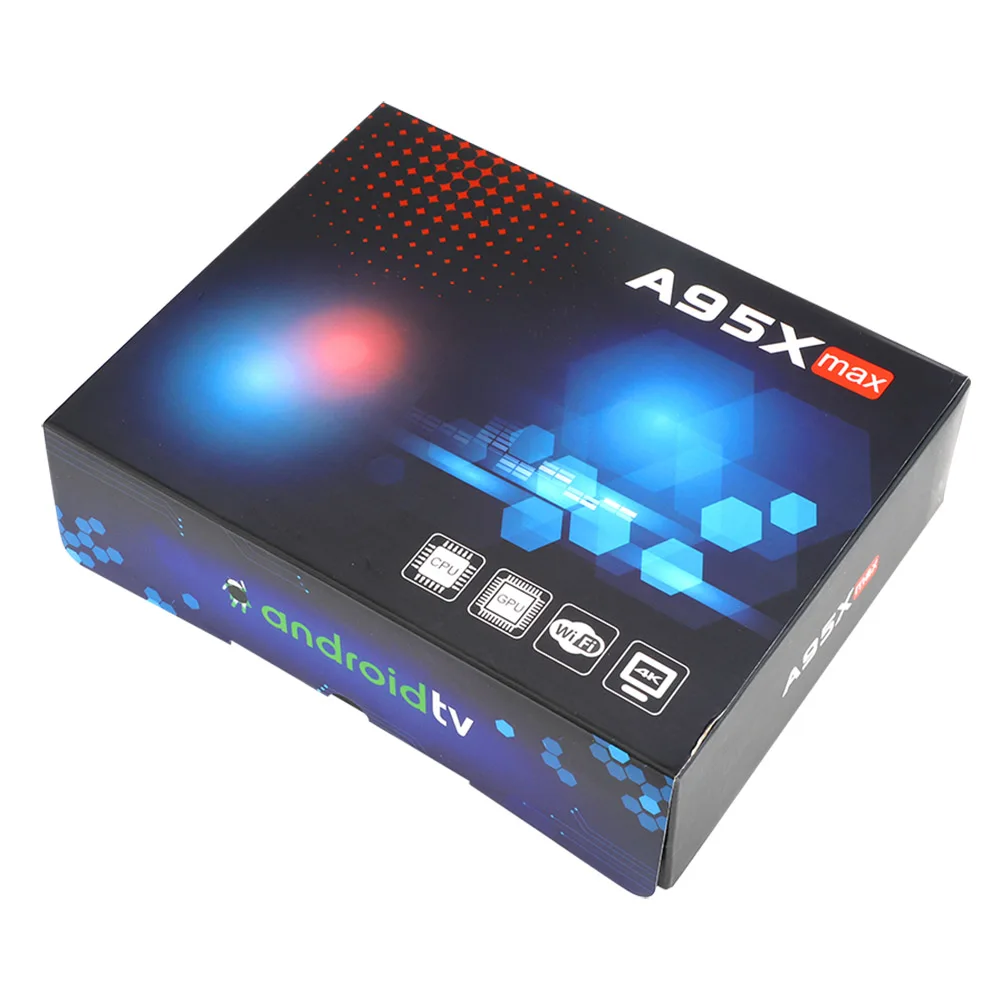 A95X MAX smart Android 8,1 ТВ-бокс 4 Гб ОЗУ 64 Гб ПЗУ Amlogic S905X2 четырехъядерный 1000 м медиаплеер 5 ГГц двойной Wifi BT4.2 4K телеприставка