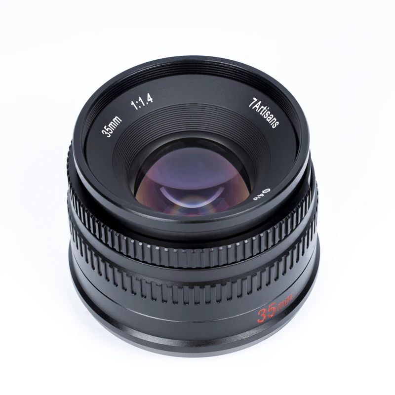 Объектив для фотоаппарата 7artisans 35 мм F1.4 с ручной фокусировкой Sony E Fujifilm Fuji X Nikon Z M4/3