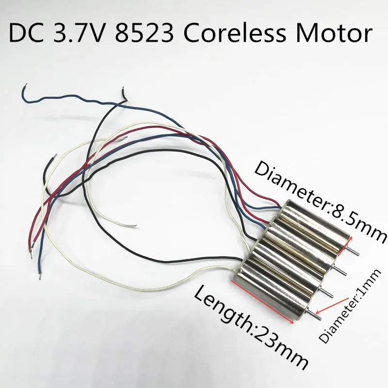 DC3.7 8523 8 5*23 мм DIY Модель беспилотного вертолета Coreless DC CW CCW мотор высокая мощность