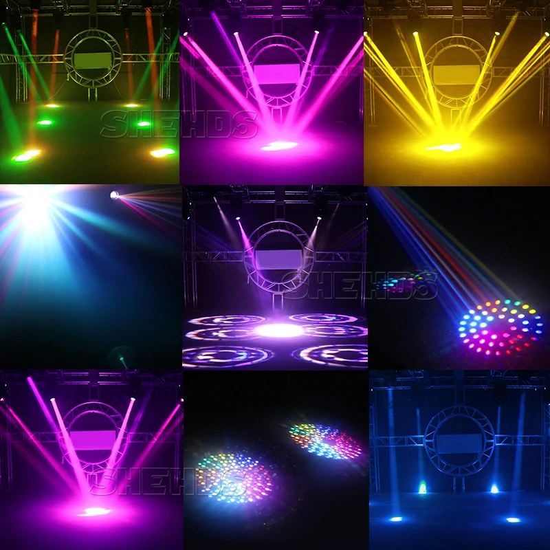 LED Beam 7R 230W Moving Head Lighting With Flight Case Lyre DXM DJ Disco Party Bar Club SHEHDS Stage Lighting Equipment images - 6