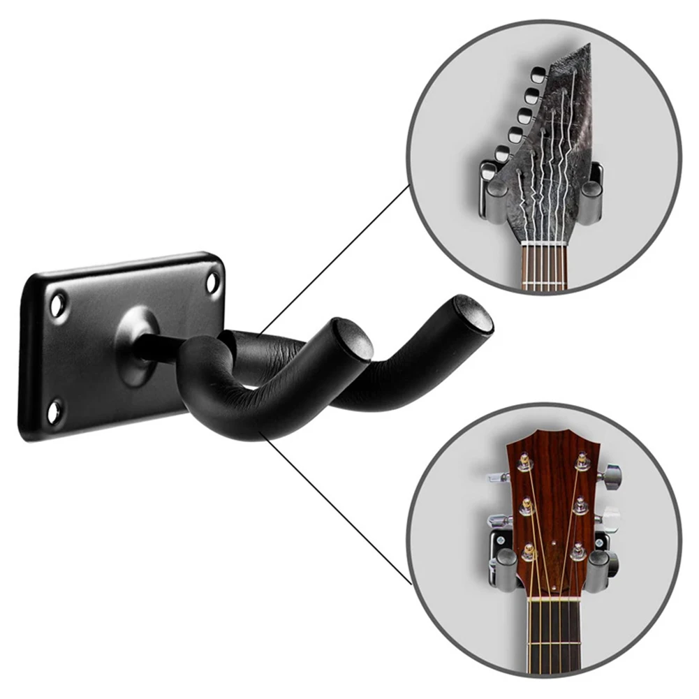 6 stücke gitarre aufhänger halter leichte tragbare musik haken wand halterung picks elemente für elektrische akustische gitarren free