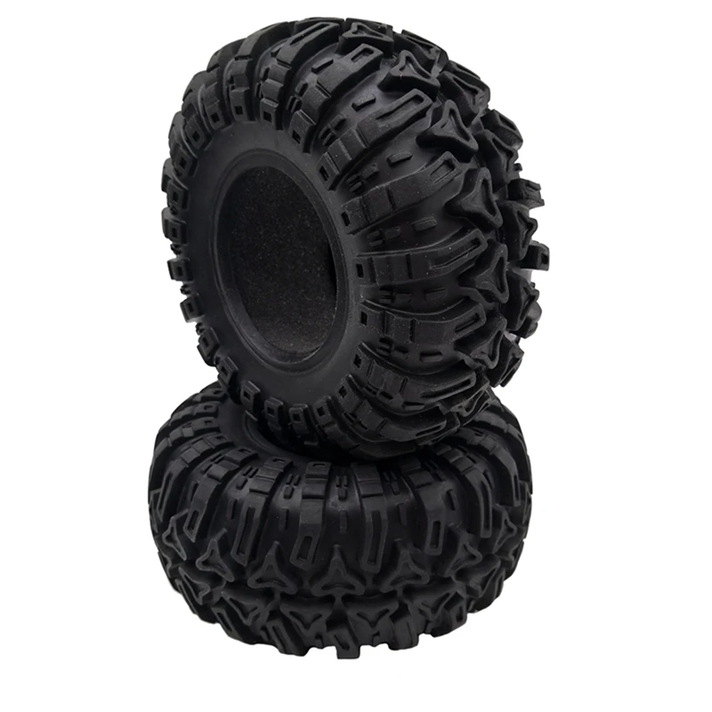 

4PCS 1/10 RC Rock Crawler 2.2 Beadlock Wheel Rims with 4PCS 2.2Inch Tyre Wheel Tires for 1/10 RC Crawler Traxxas TRX4