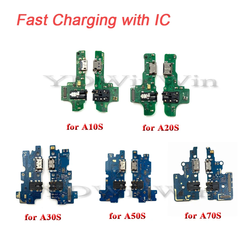 Док станция с USB портом для зарядки плата гибким кабелем Samsung Galaxy A70s A50s A30s A20s A10s A10E