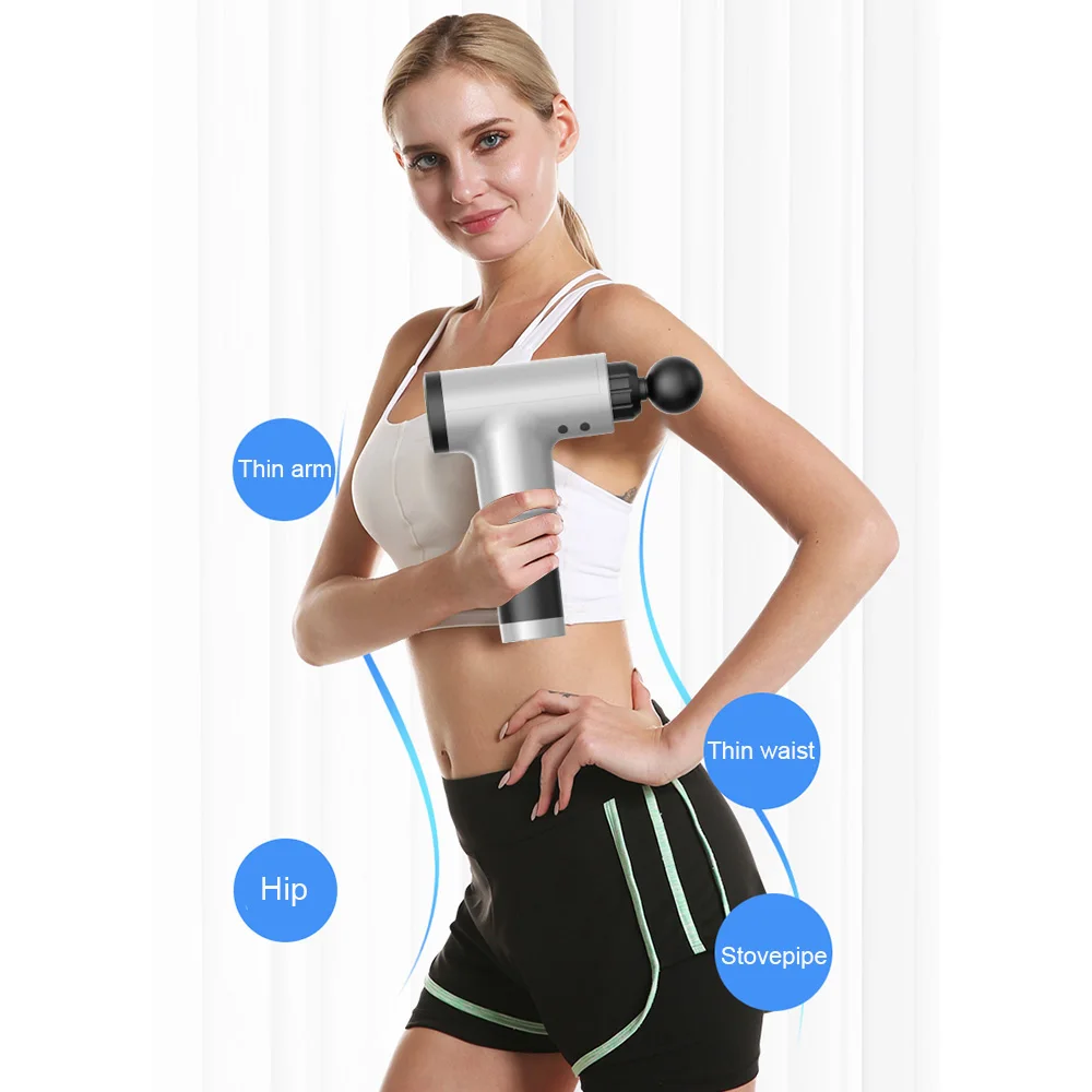 Электрический массажный пистолет массажер для расслабления мышц вибрирующий