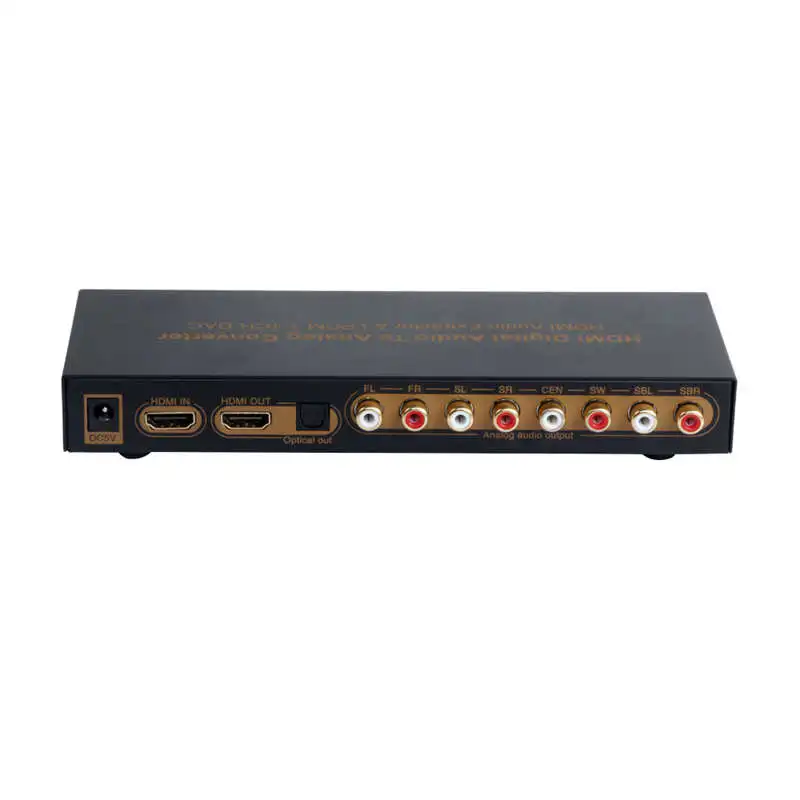 Штепсельная вилка ЕС Hdmi к оптический цифровой аналогу o Extractor 7.1Ch конвертер Lpcm Dac 7 1