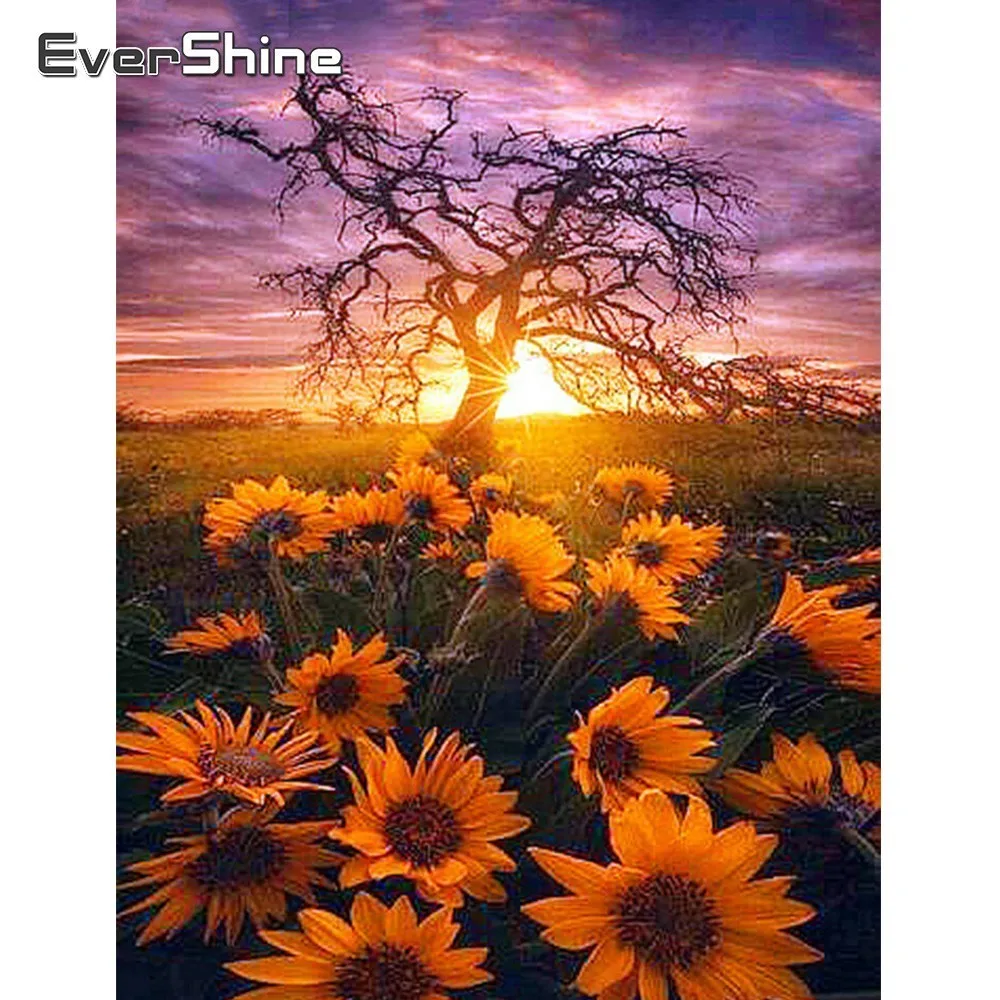 Набор для алмазной живописи Evershine алмазная вышивка Подсолнух г. полная выкладка