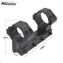 Alonefire L3001 30 мм двойное кольцо 11 мм Weaver Rail база ласточкин хвост страйкбол винтовка пистолет тактические огни лазерный прицел Прицелы Alonefire L3001 30 мм двойное кольцо 11 мм Weaver Rail база ласточкин хвост страйкбол винтовка пистолет тактические огни лазерный прицел Прицелы