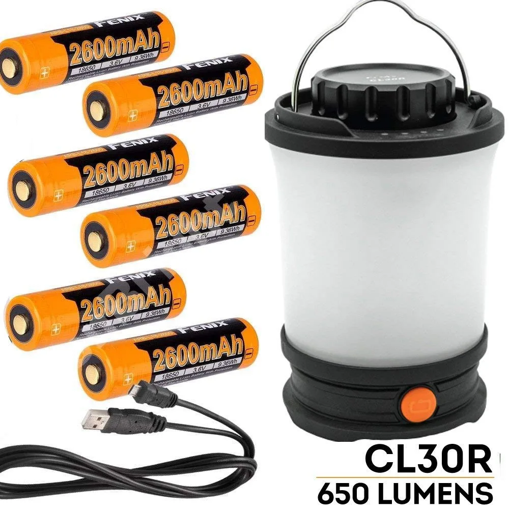 Fenix CL30R 650 люмен USB Перезаряжаемый фонарик для кемпинга/рабочий - Цена: 10666.34