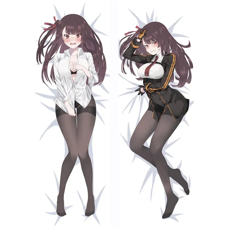 Peach skin Аниме игра девушки Frontline наволочка Frontline Dakimakura Чехол сексуальная девушка 3D двусторонняя постельные принадлежности обнимая Наволочки для подушек GF3 - Цвет: Peach skin