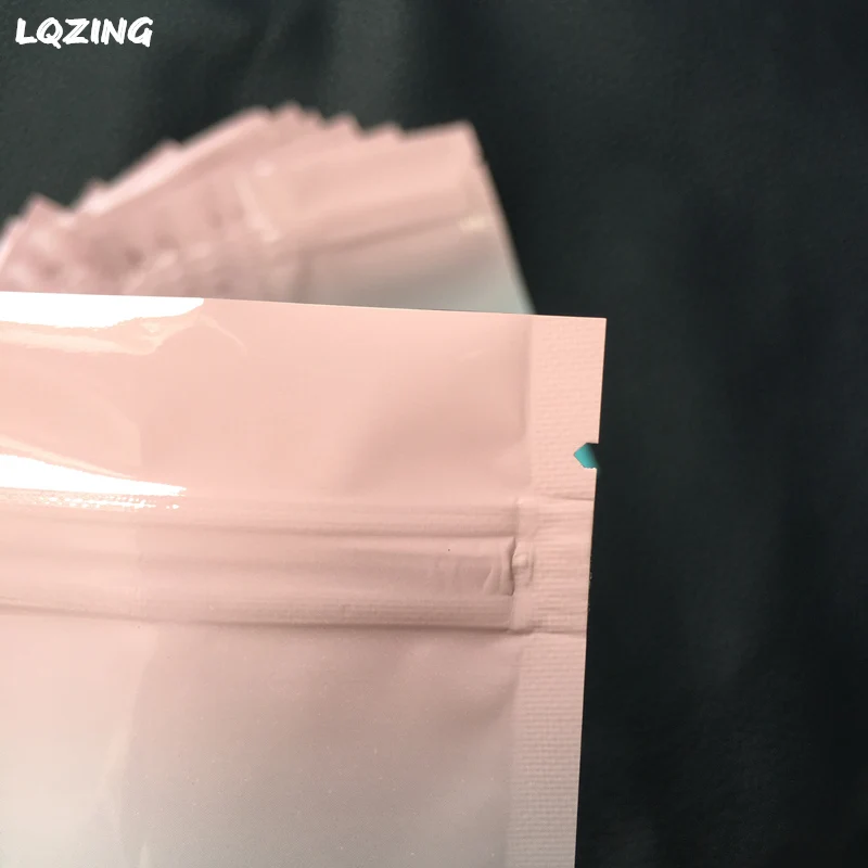 80pcs Pink/Blue Top Feed Foil Zip lock Bags Food Pouch Kitchen Tools Mylar Aluminum Tea Pouches Storage Bag Small | Дом и сад