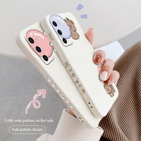 the bear rabbit balloon phone case for huawei p40 p40lite p30 p20 mate 40 40pro 30 20 pro lite p smart 2021 y7a silicone cov