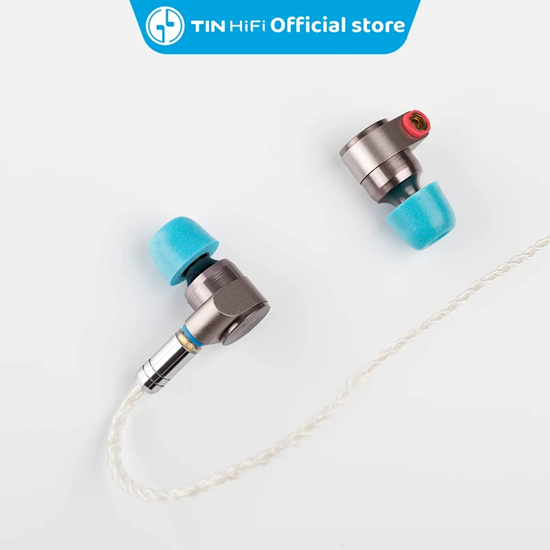 TINHIFI T2 EVO PRO Динамический драйвер бас наушники DJ металлические MMCX съемный IEM