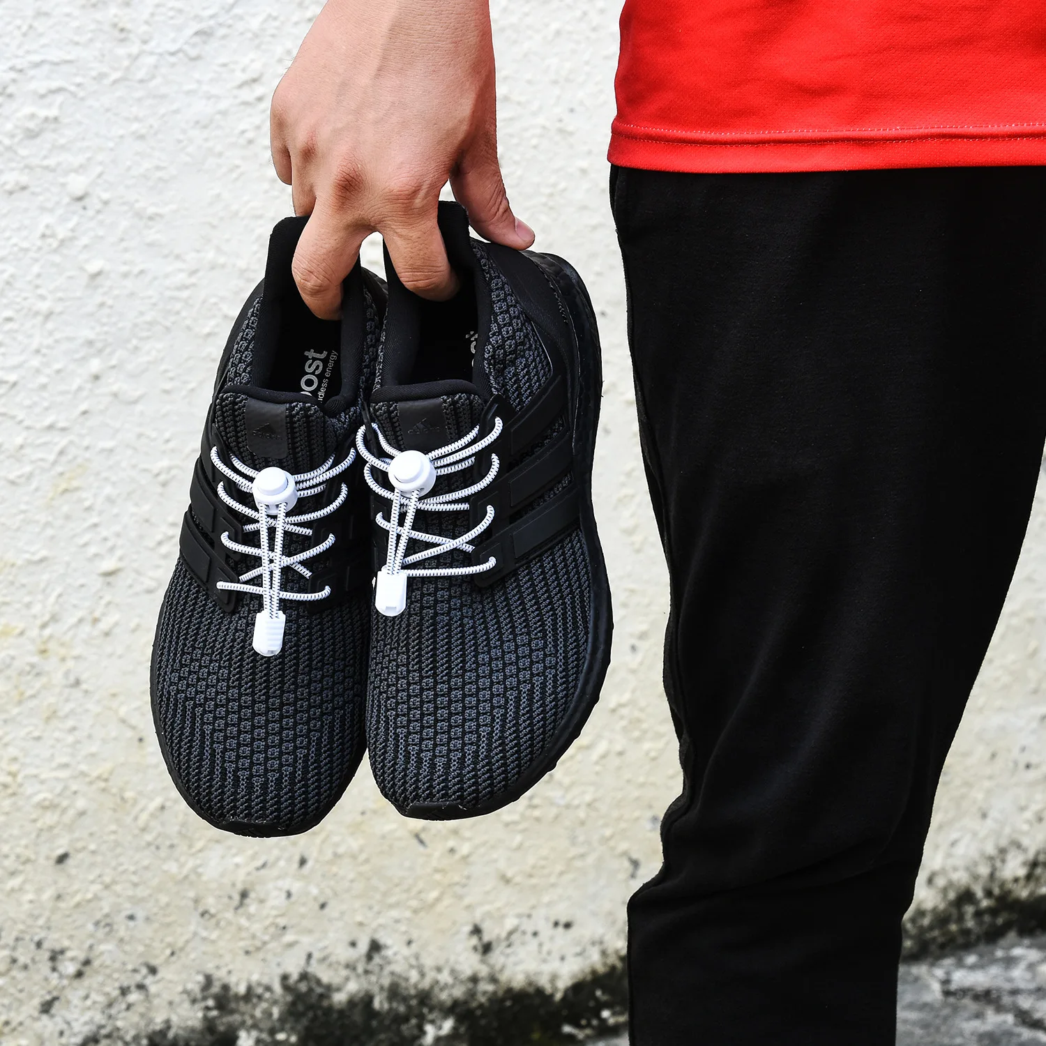 Reflective Stripe Work Safety No-Tie Shoelace Easy To Use Fastening Stretch Shoelace Unisex Simply Shoe Laces No Tie