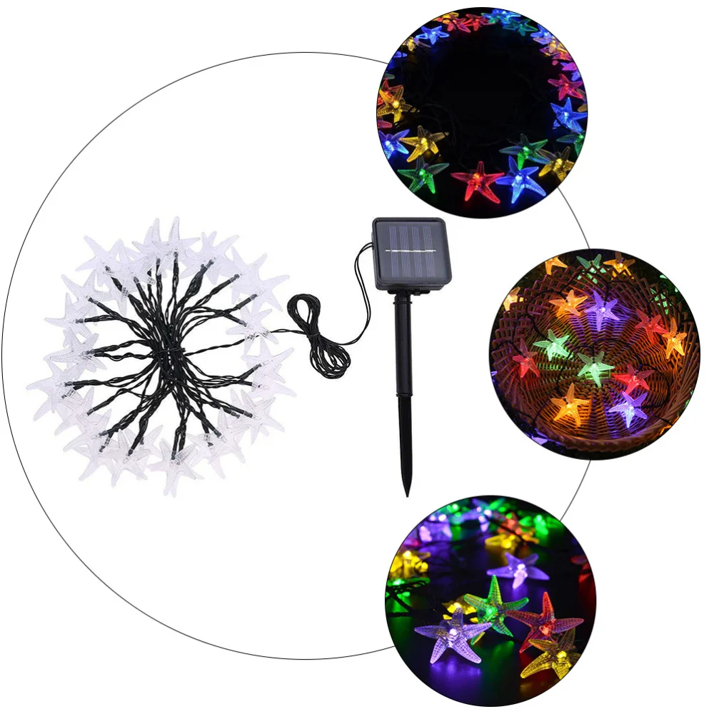 

1 Set Home Garden Yard Lights String Solar Lamp Outdoor Pathway Waterproof Light