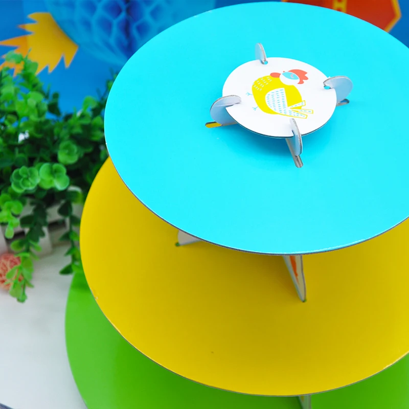 Трехслойная одноразовая бумажная подставка для пирожных аксессуары кексов