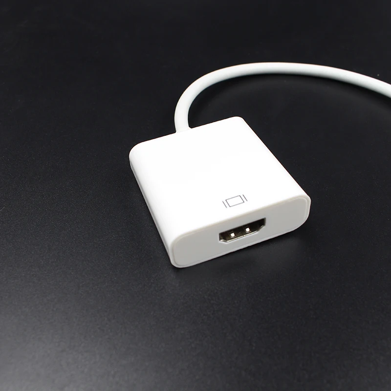 Высококачественный порт дисплея Thunderbolt Mini DP в HDMI совместимый адаптер кабель для