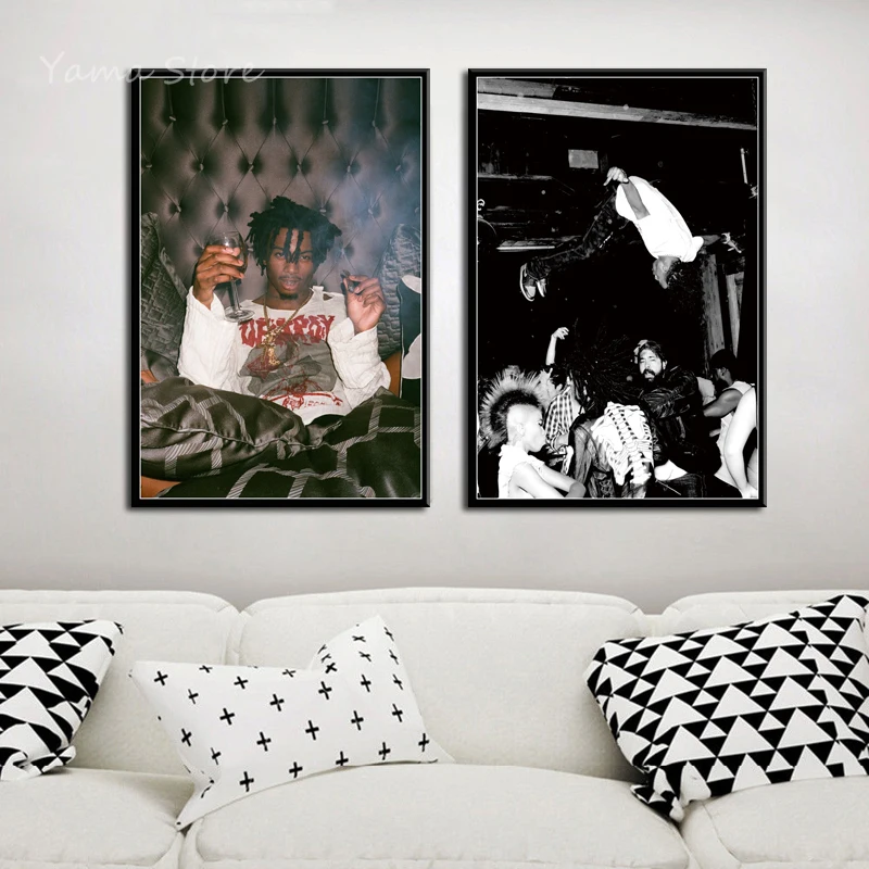 

Playboi Carti popular music album hip hop rap star art painting canvas poster wall home decoration hight quality home Decor