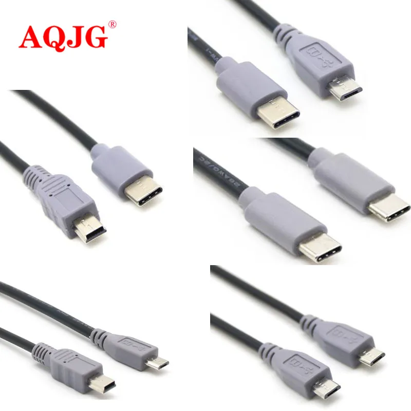 

Кабель для передачи данных OTG для DJI Mavic Pro Air Spark Mavic 2 Zoom Drone type-C Micro USB, мини-usb адаптер, соединитель для планшета, телефона, 25 см