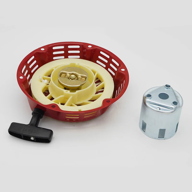

Pull Recoil Starter Flange Cup Set Fit For Honda GX340 GX390 11HP 13HP 188F Gasoline Lawn Mower Engine Motor Spare Part