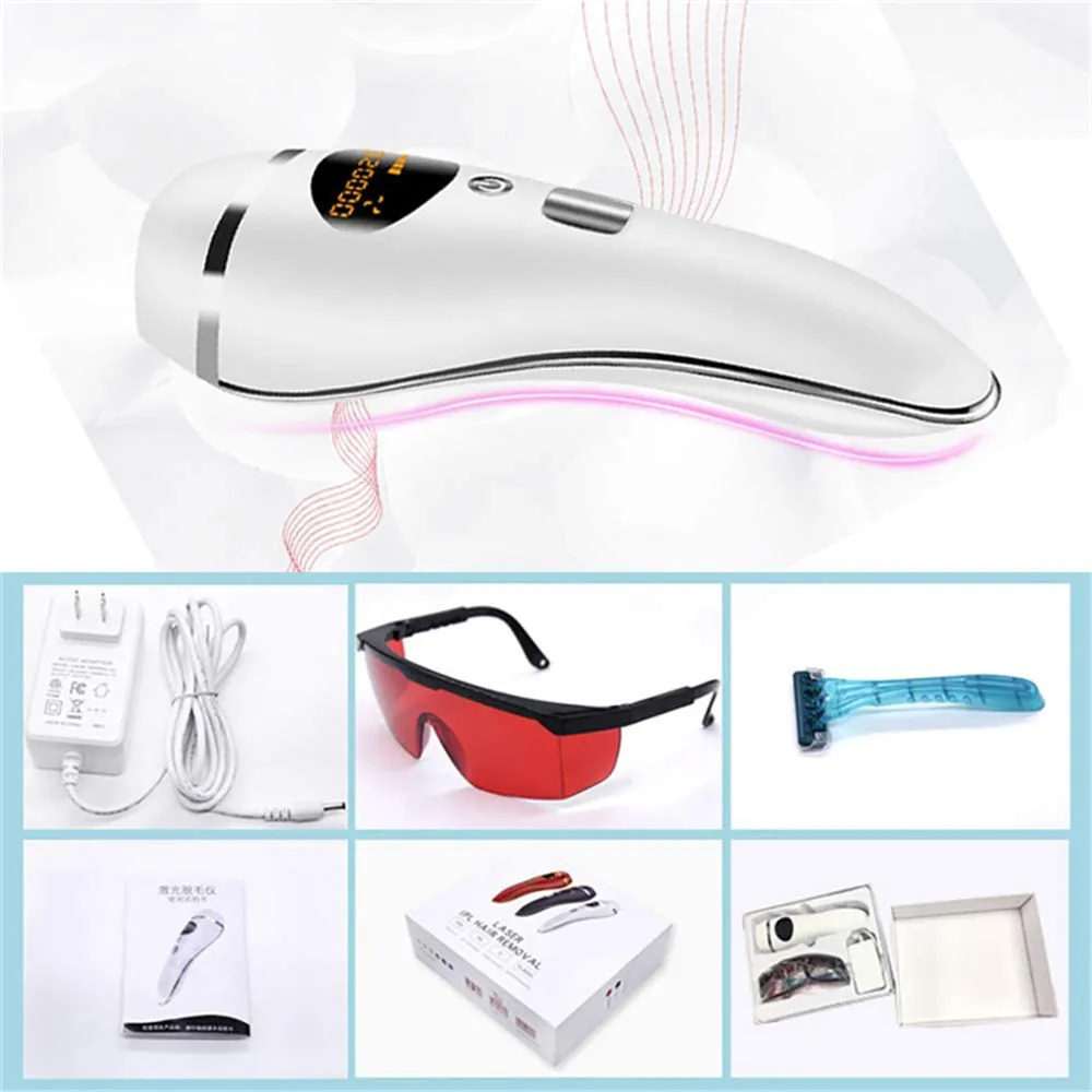 

IPL Hair Removal Device for Women Men Permanent Epilator Laser Machine Face Back Bikini Legs Electric Photoepilator Painless