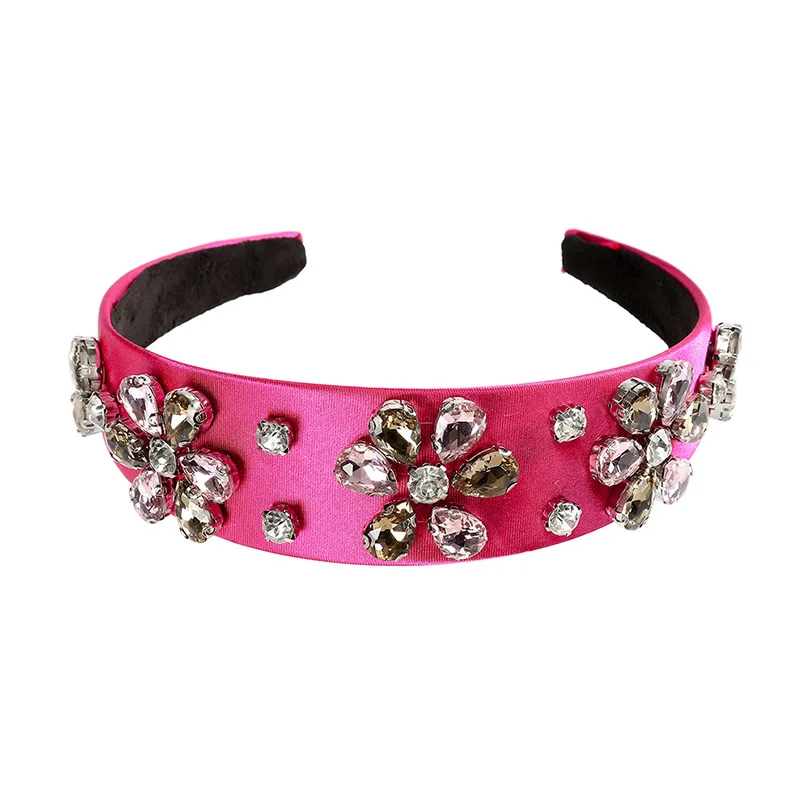 Женский обруч для волос AWAYTR широкий с цветочной гравировкой аксессуар волос| |