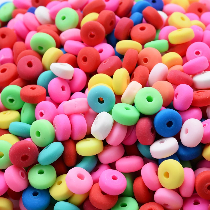 

100Pcs/Lot 2mm DIY Jewelry Findings Clay Beads Mixed Color Round Polymer Clay Beads For Jewelry Making DIY Bracelet Necklace