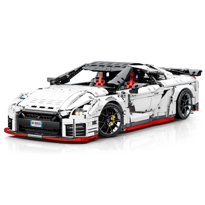 

Model Building Blocks The 1:8 White 4098PCS Super Speed Sports Racing Car Fast Vehicle Technical MOC Bricks Set Gifts Kids Toys