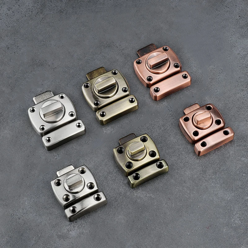 

Universal Door Latch Security Sliding Door Lock Door Bolt Lock Pull Cabinet Latch Zinc Alloy With Screws Latch Household Product